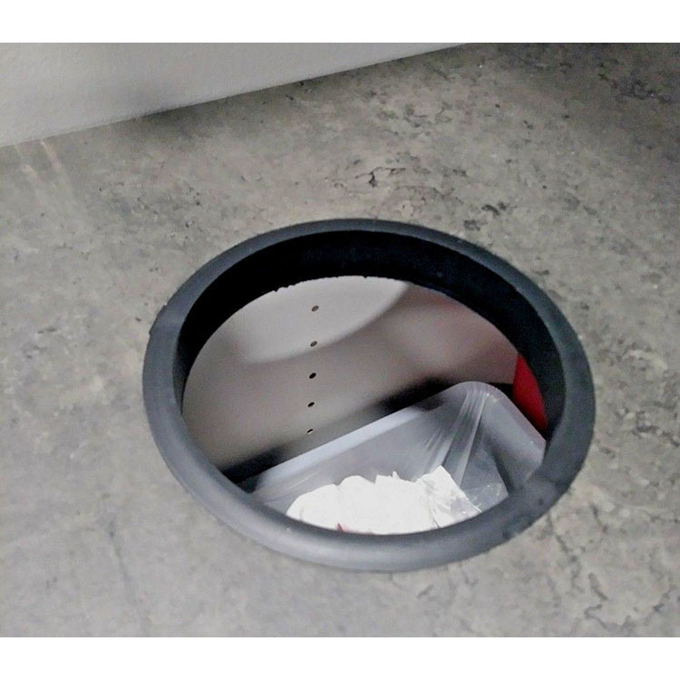 Round Stainless Steel InCounter Trash Cover Buy trash grommets, Trash Ring Grommet Counter