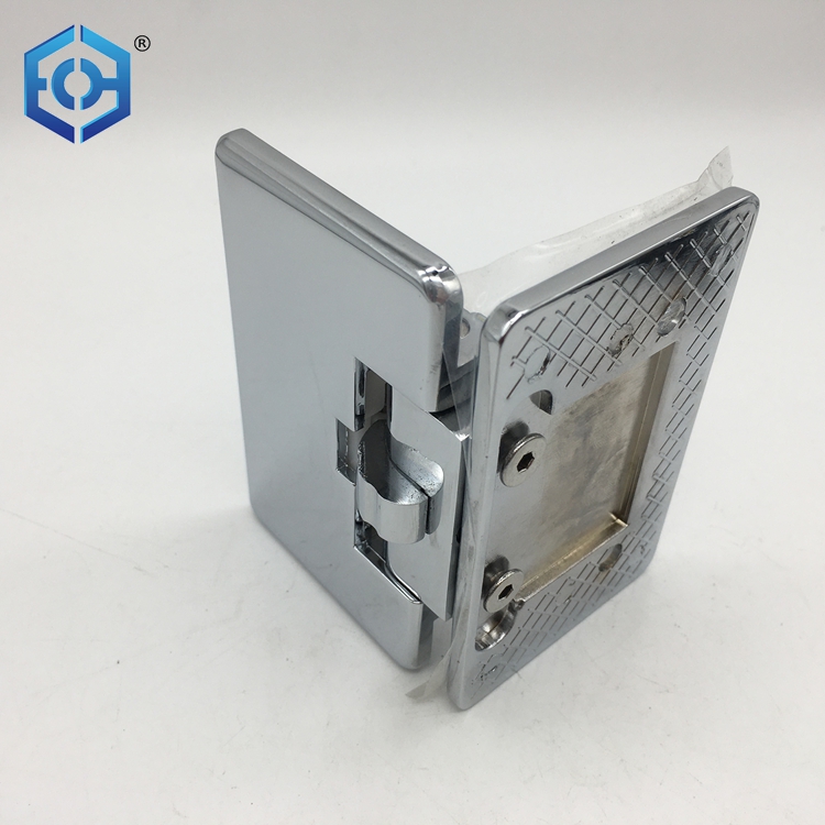 Stainless Steel 90 Degree Self Closing Hydraulic Bathroom Glass Door