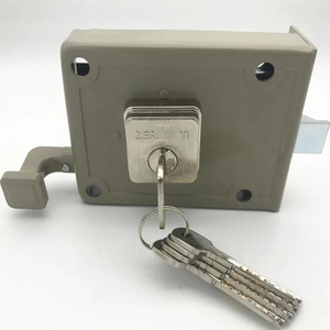 Cerradura De Sobreponer Door Locks Hardware South American Security Anti-Thief Night Latch Rim Lock