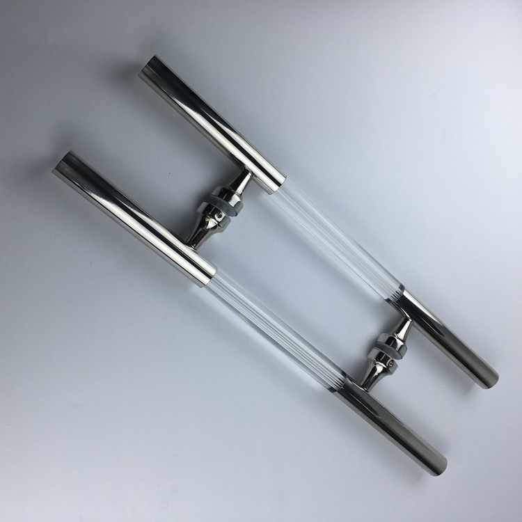 Silver Stainless Steel And Plastic Antique Door Hardware Large Exterior Bathroom Door Pulls Handles