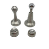 Black Stainless Steel And Plastic Concealed Door Stopper