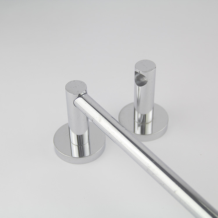 Bathroom Accessories Zinc Alloy Round Single Layer Bath Towel Shelf