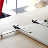 Satin Nickel Stainless Steel Mini Sliding Barn Door Hardware for Cabinets