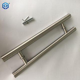 China H Type Double Side Stainless Steel Glass Door Pull Handles