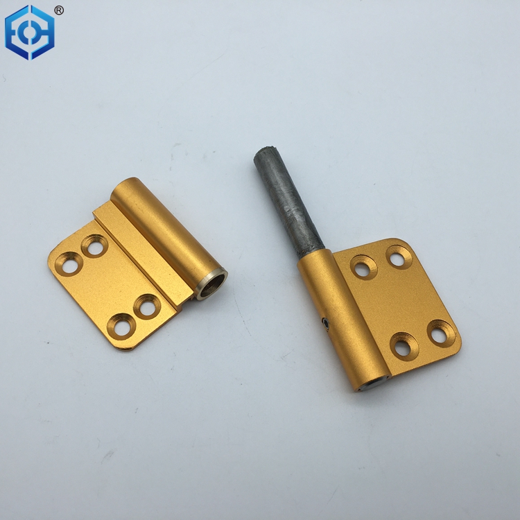 Golden Lift Off Hinge Flag Hinges Detachable Door Hinges Aluminum Alloy Hinge with 8 Mounting