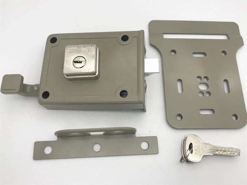 Cerradura De Sobreponer Door Locks Hardware South American Security Anti-Thief Night Latch Rim Lock
