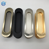 Sliding Door Lock Handle Interior Door Pull Lock Modern Anti-theft Room Wood Door Lock Furniture Hardware Door Latch Lock