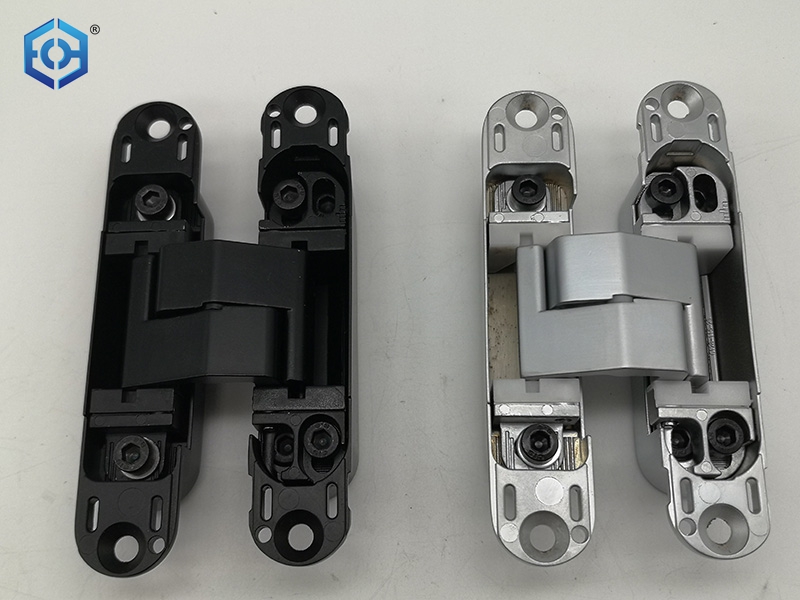 3D Adjustable Black Concealed Hinge for Interior Door Buy Concealed