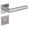 Stainless Steel Ultra Thin Magnetic Rose Wooden Door Lever Handle