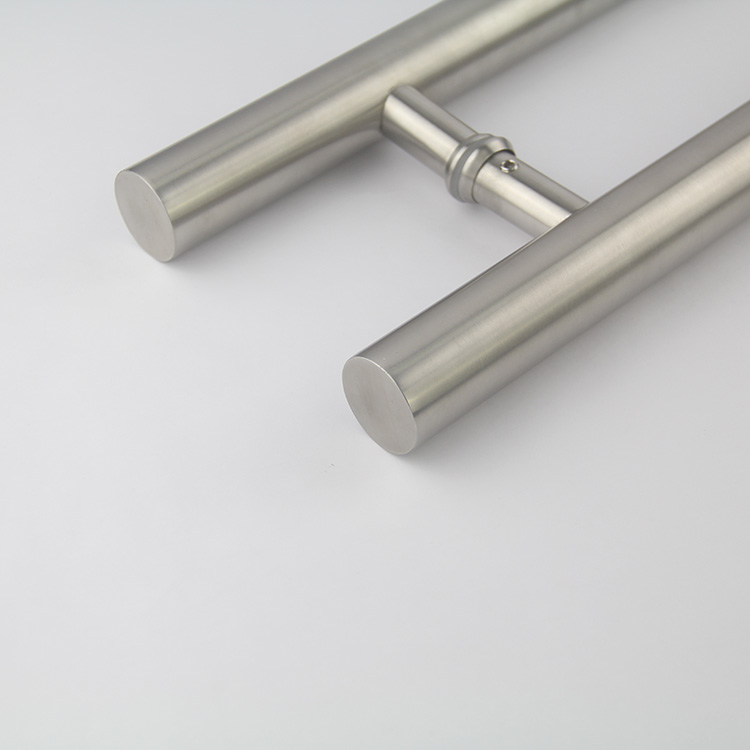 SSS Stainless Steel Round Tube H Style Bathroom Door Pulls Cabinet Drawer Handles