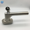 L Shape Stainless Steel Satin Finished Window Handle with Lock