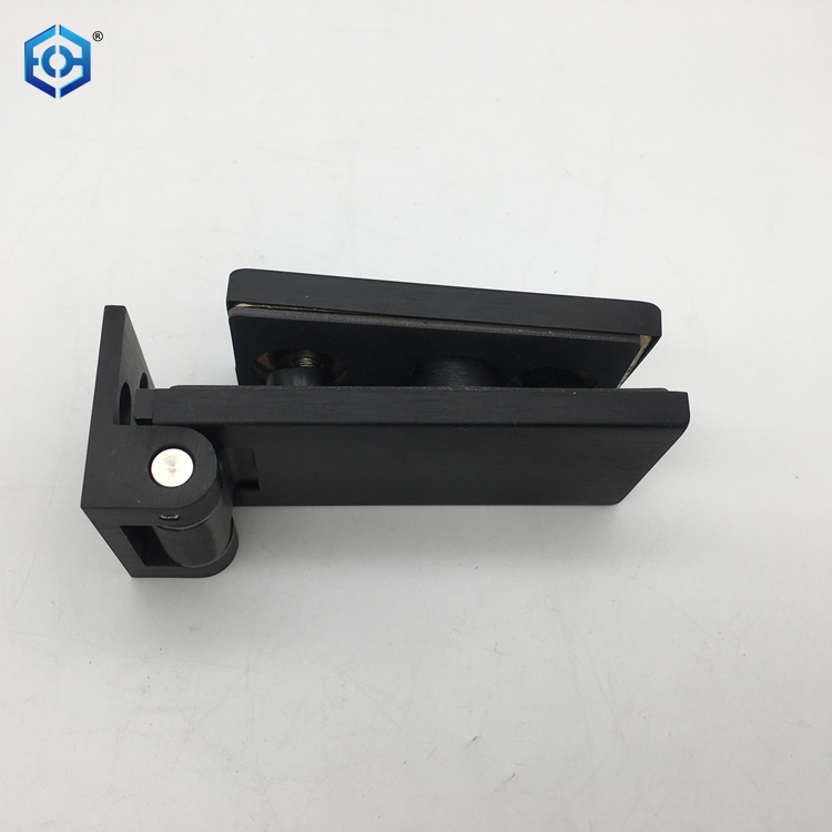 Silver Glass Door Hardware Aluminum Wall To Glass Door Pivot Hinge