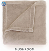 Custom Size LOGO Hot Selling Washable Warm Electric Heated Blanket Wearable Soft Plush Washable Throw Heated Blanket