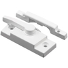 Sliding Window Sash Locks White Cam Sash Locks for Double Hung Window Latch Lock Security Vinyl Window Sash Lock And Keeper Replacement for Vertical And Horizontal Sliding Windows