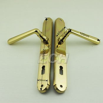 Aulic Gold Brass Door Handle for Room (CS007)