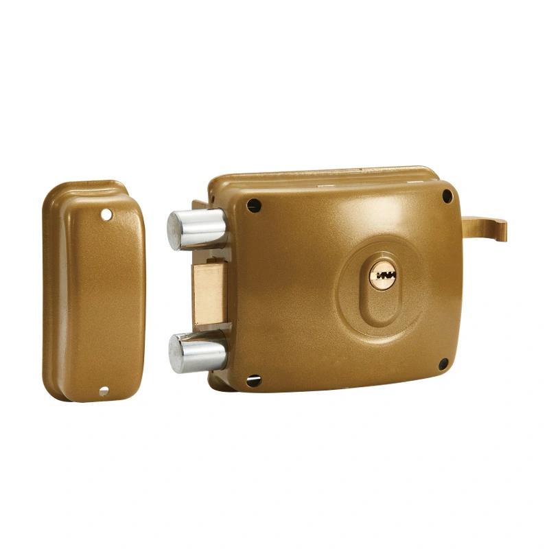 Hot Selling Wooden Door Brass Lock Home Rim Lock