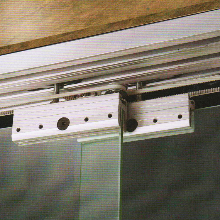 High Quality Frameless Stainless Steel Exterior Door Glass Sliding Overlapping Door for Entrance 