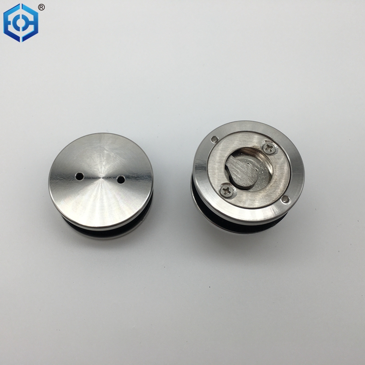 304 Stainless Steel Sliding Glass Door Push Lock with Four Keys