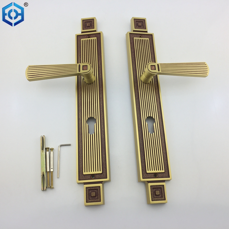 Classical Polished Solid Brass Entrance Lock And Handle Set Buy