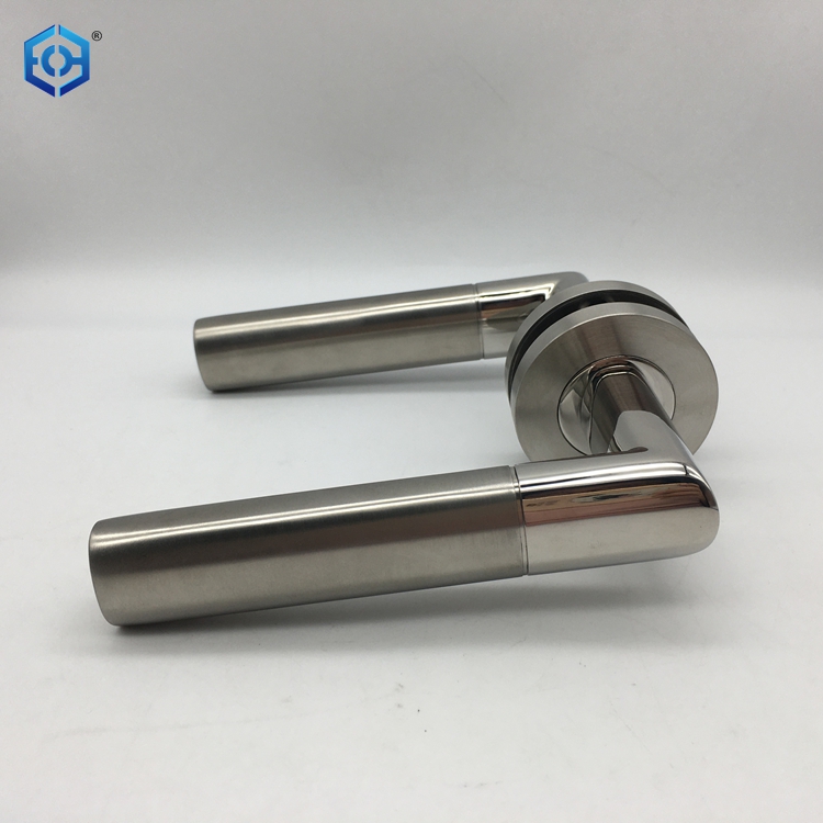 PSS And SSS Stainless Steel Oval Tube Door Lever Handle