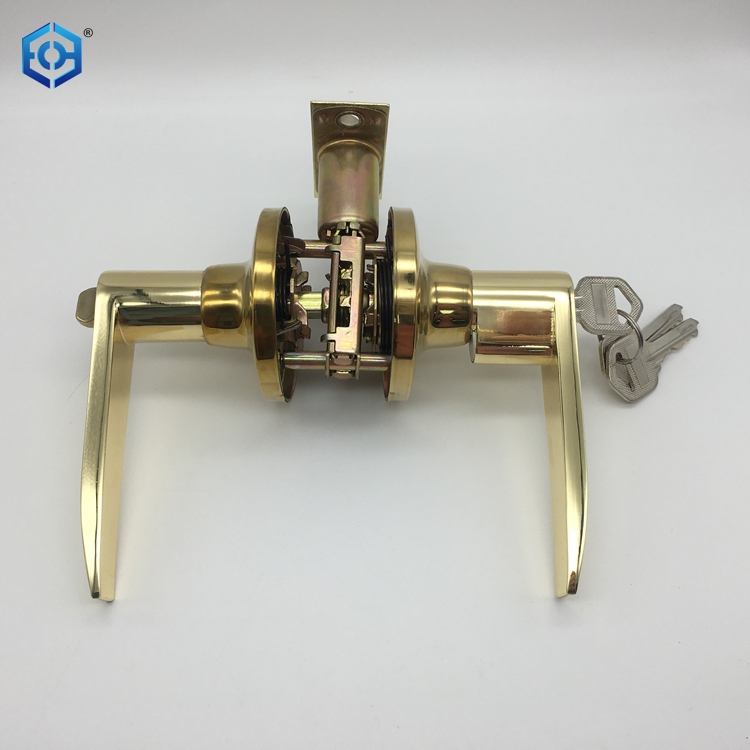 GP Zinc Alloy Good Quality Door Lever with Lock