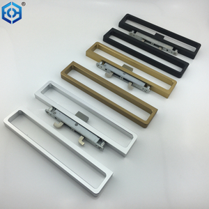 Slim Frame Aluminum Glass Sliding Door Lock Extremely Slim Lock