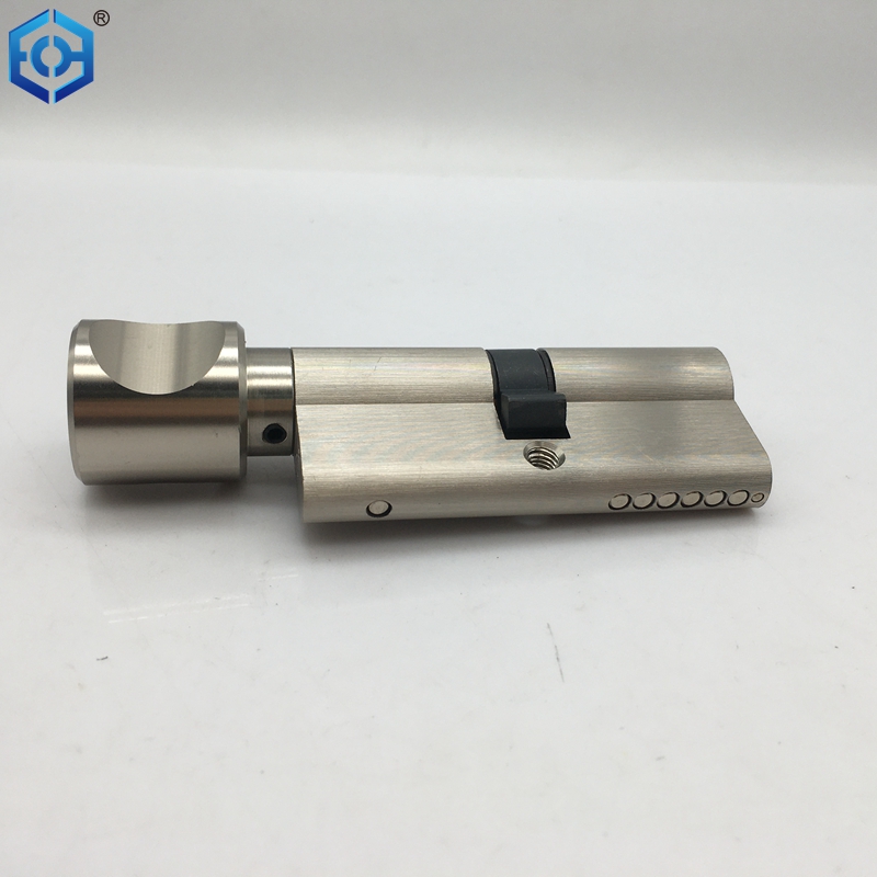 Satin Nickel Brass Euro Cylinder Locks Thumbturn Cylinder Buy b&q