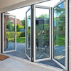 High quality aluminum alloy glass folding door with customized