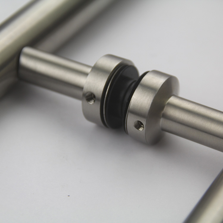 SSS Stainless Steel Precision Casting Glass Door Double Pull H Shaped Handle