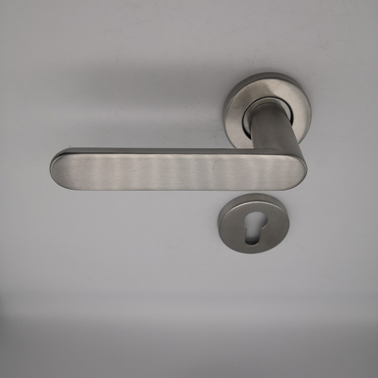 Factory Hollow Stainless Steel 201 Or 304 Interior Door Lever Handle