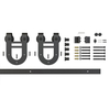 Heavy Duty Wall Mounted Track Roller Antique Style Wooden Sliding Barn Door Hardware 