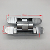 Zinc Alloy Three-Dimensional Adjustable Invisible Kitchen Cabinet Door Hinges Concealed