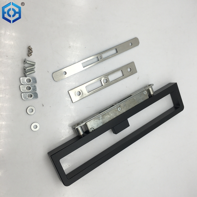 Matte Black Sliding Door Lock For Slim Frame Glass Doors Buy surface