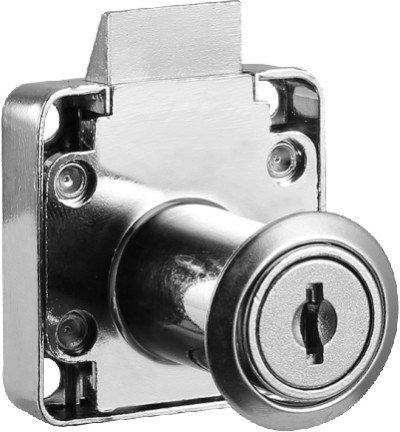 Sliver (138-32) Total Iron Drawer Lock/Cabinet Lock