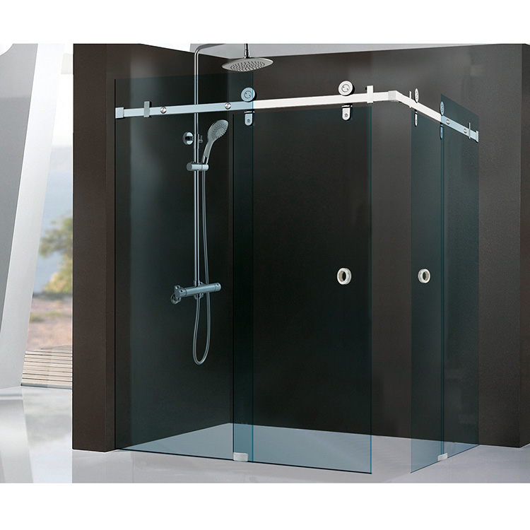 SUS304 sliding door fitting for 8-10mm frameless glass shower door