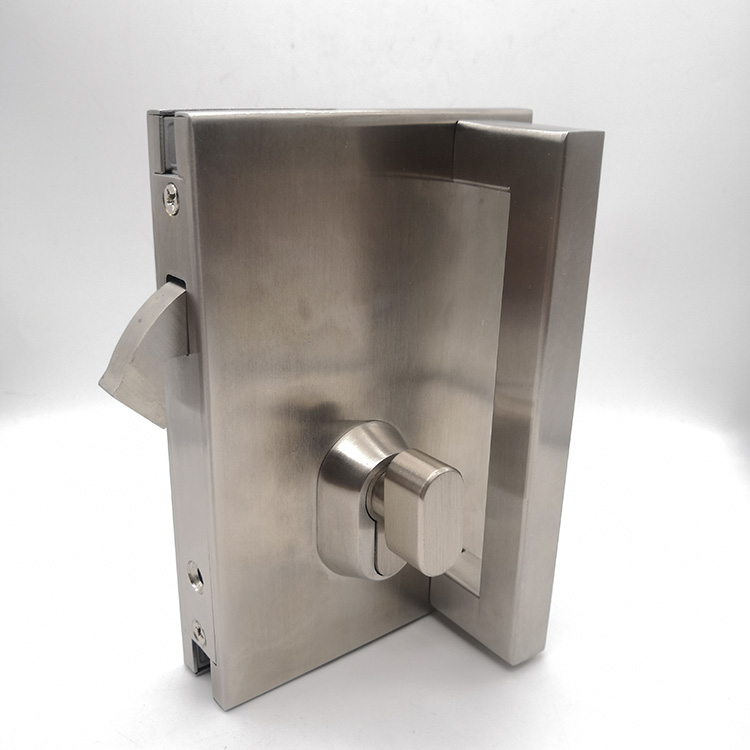Everstrong Stainless Steel Frameless Single Glass Sliding Door Lock
