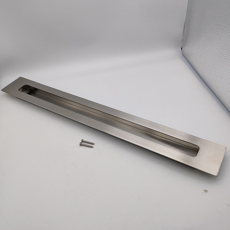 SSS Stainless Steel Long Kitchen Concealed Pulls Embedded Cabinet Door Grab Handle