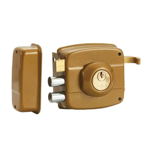 Hot Selling Wooden Door Brass Lock Home Rim Lock