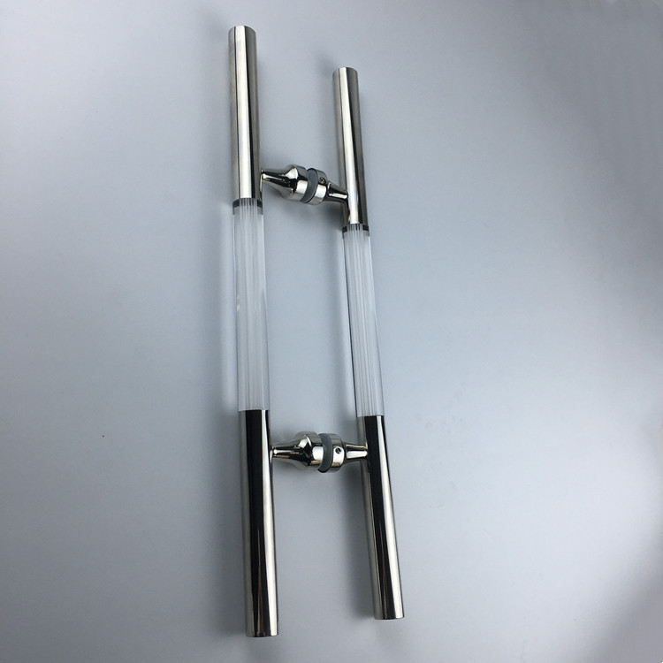 Silver Stainless Steel And Plastic Antique Door Hardware Large Exterior