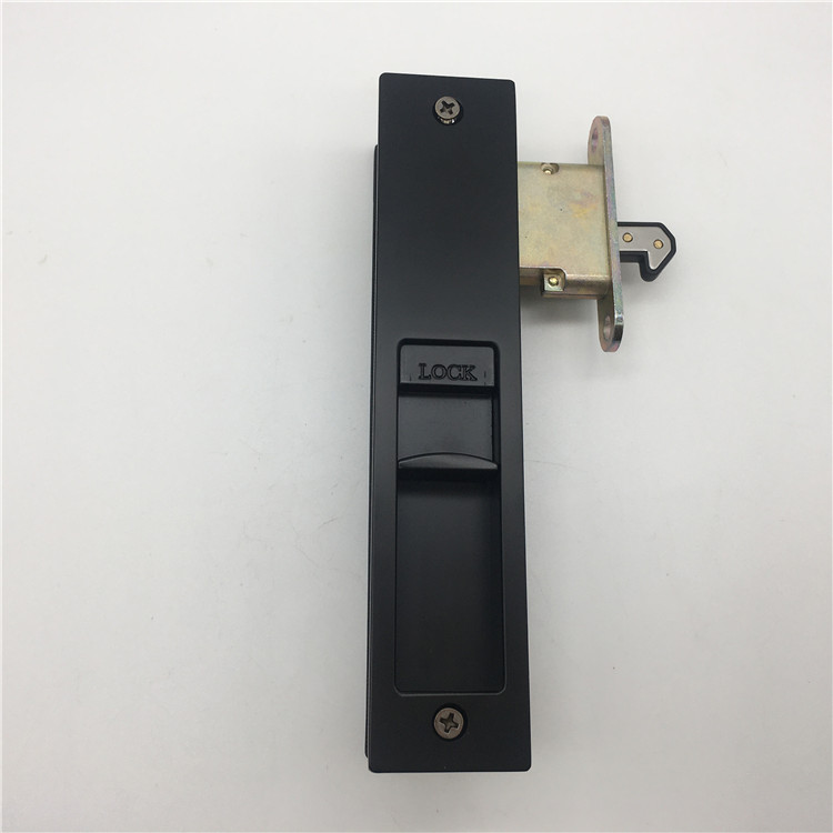 BK Black Zinc Alloy BK Sliding Wooden Exterior Patio Indicator Sliding Door Lock