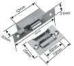 Black Stainless Steel Roller Ball Door Catch French Door Ball Catch