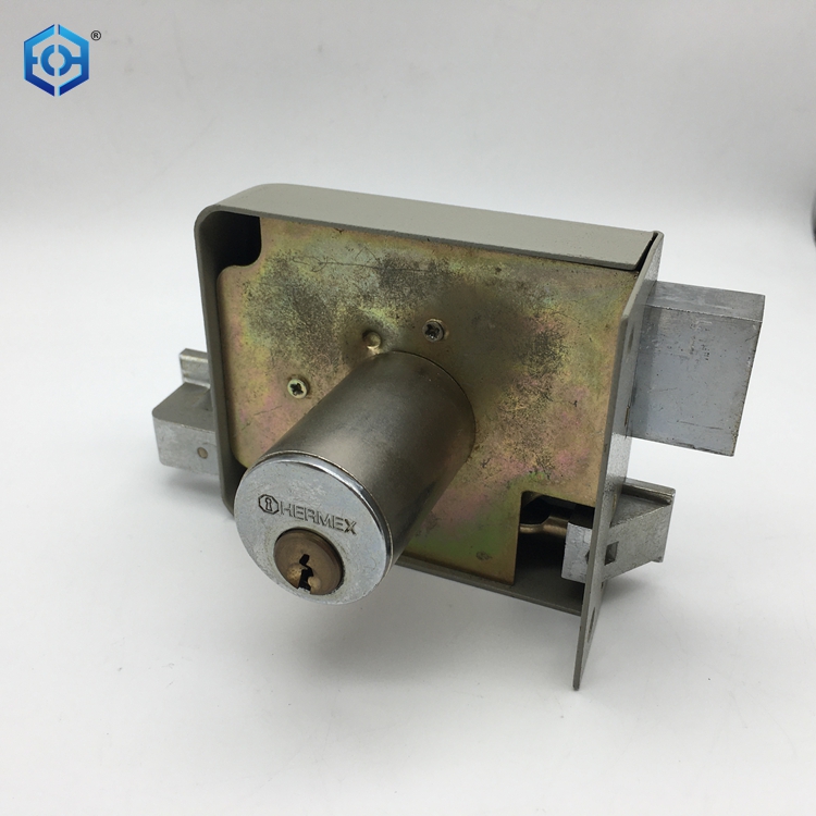China Brass Double Cylinder Steel Rim Lock