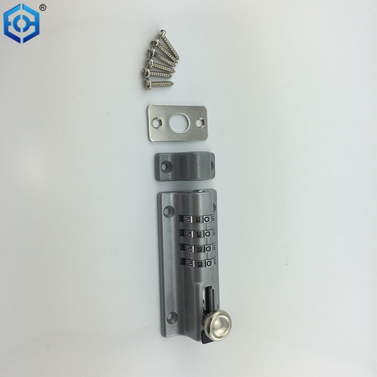 4 Digit Pin Code Combination Slide Bolt Latch Lock To Keep Safe for Heavy Duty Steel Gate Door