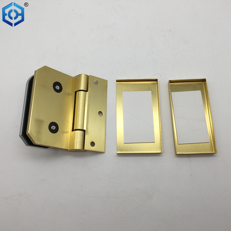 Satin Brass Aluminum Wall Mounted Glass Door Hinges Buy glass to