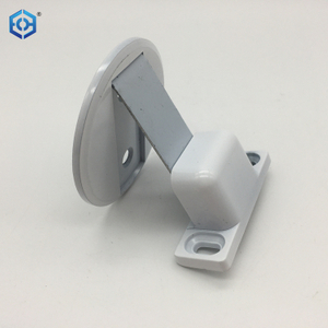 White Zinc Alloy Magnetic Door Stopper
