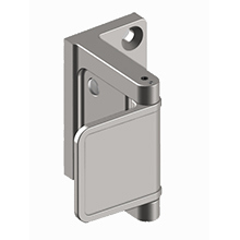 black/SN/CP zinc alloy Privacy Door Guard