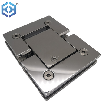 stainless steel 180 degree double side hydraulic solf closed frameless shower door hinge adjustment