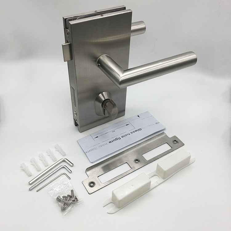 Glass Door Lock with Mortise Lock And Handle