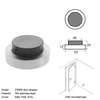 Wall Mount Metal Stainless Steel Door Stopper