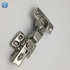 Factory Full Overlay Clip-on Soft Closing Furniture Cabinet Hinge with Four Holes Base/plate
